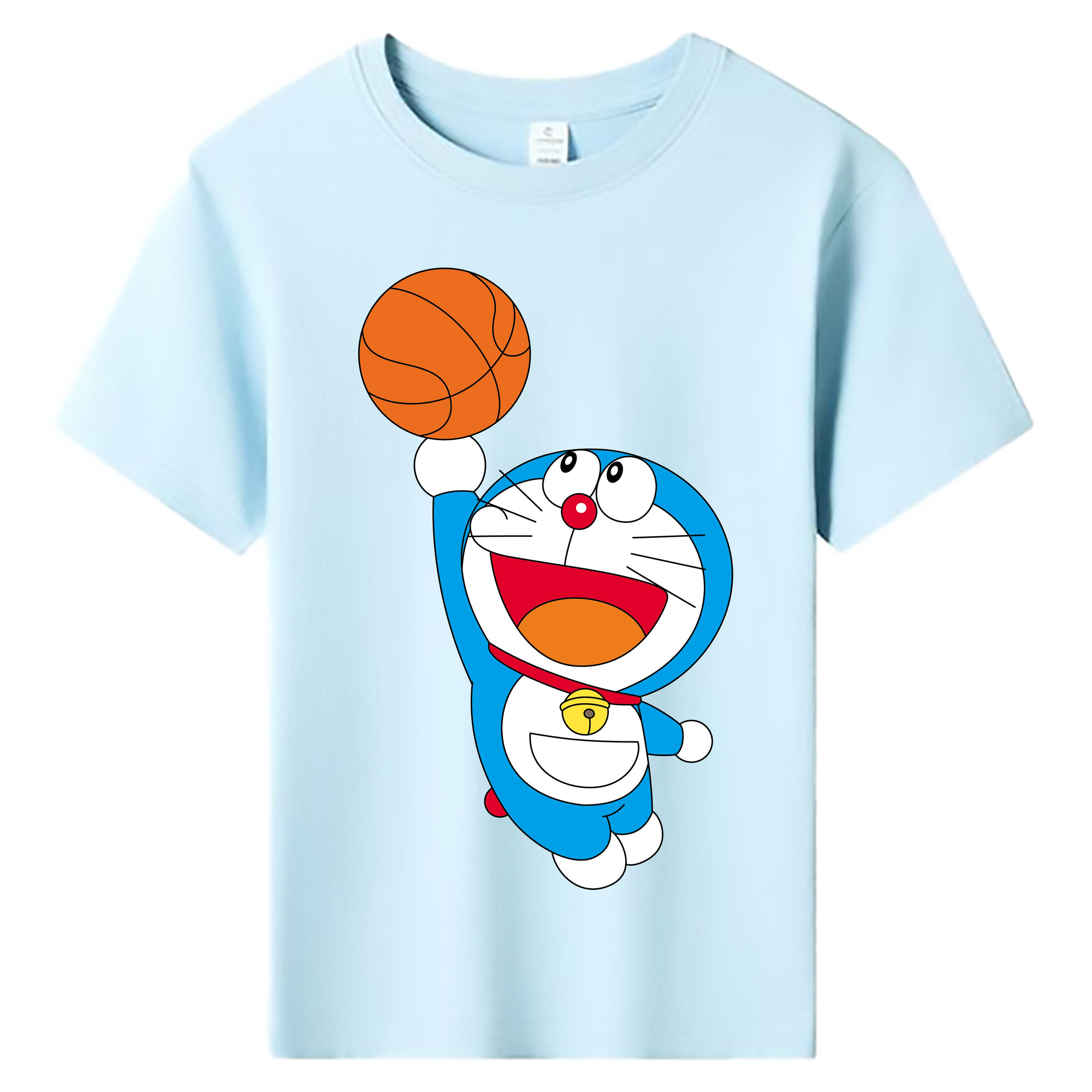 （画像用） ドラえもん Doraemon 綿100％キッズTシャツ（フロントプリント）